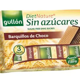 Вафли шоколадные без сахара GULLON 210г Испания